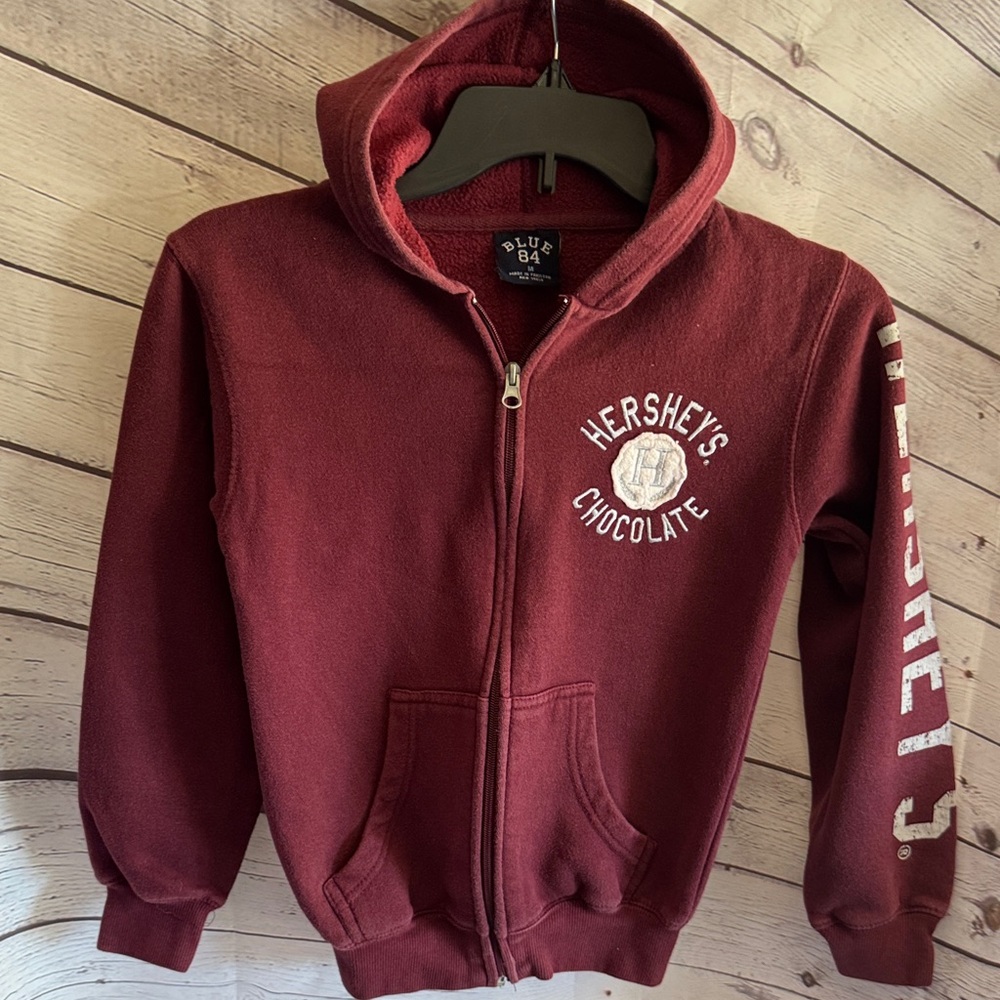 Chocolate Kids Hoodie - Maroon